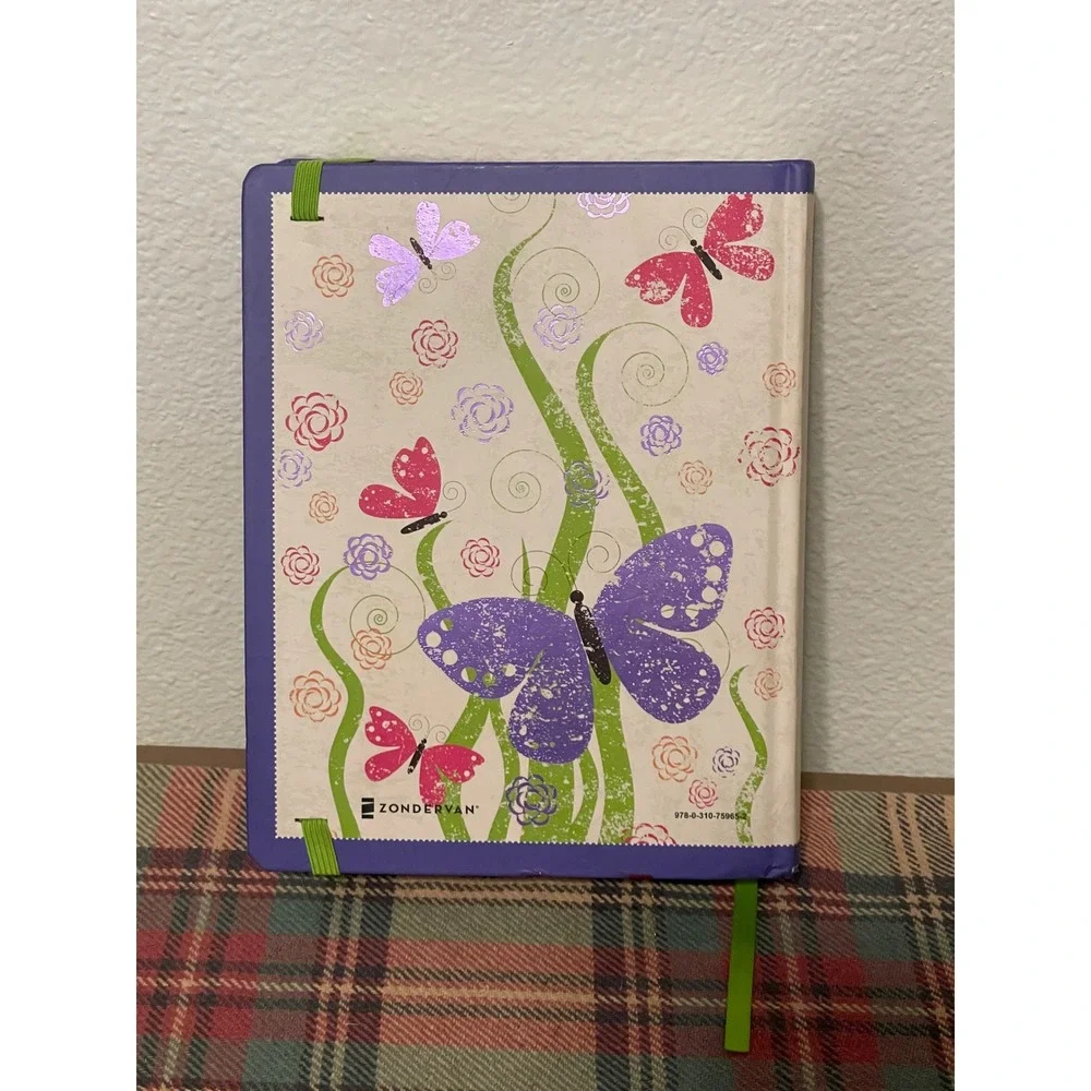 NIV Holy Bible For Girls My Journal Bible Purple With Elastic Closure Zondervan